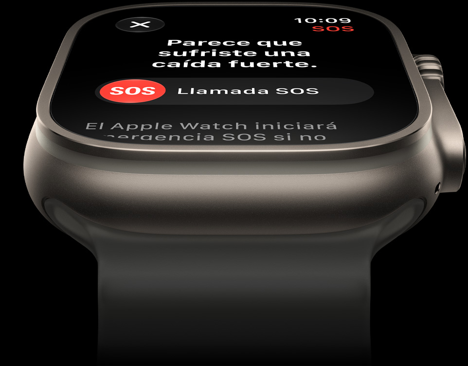 Apple Watch Ultra 4, caja de titanio, color natural, conexión satelital, correa Ocean, color gris translúcido