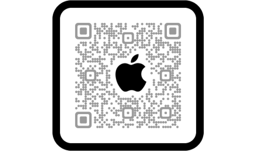 Zeskanuj kod QR, żeby zrobić zakupy w apce Apple Store.