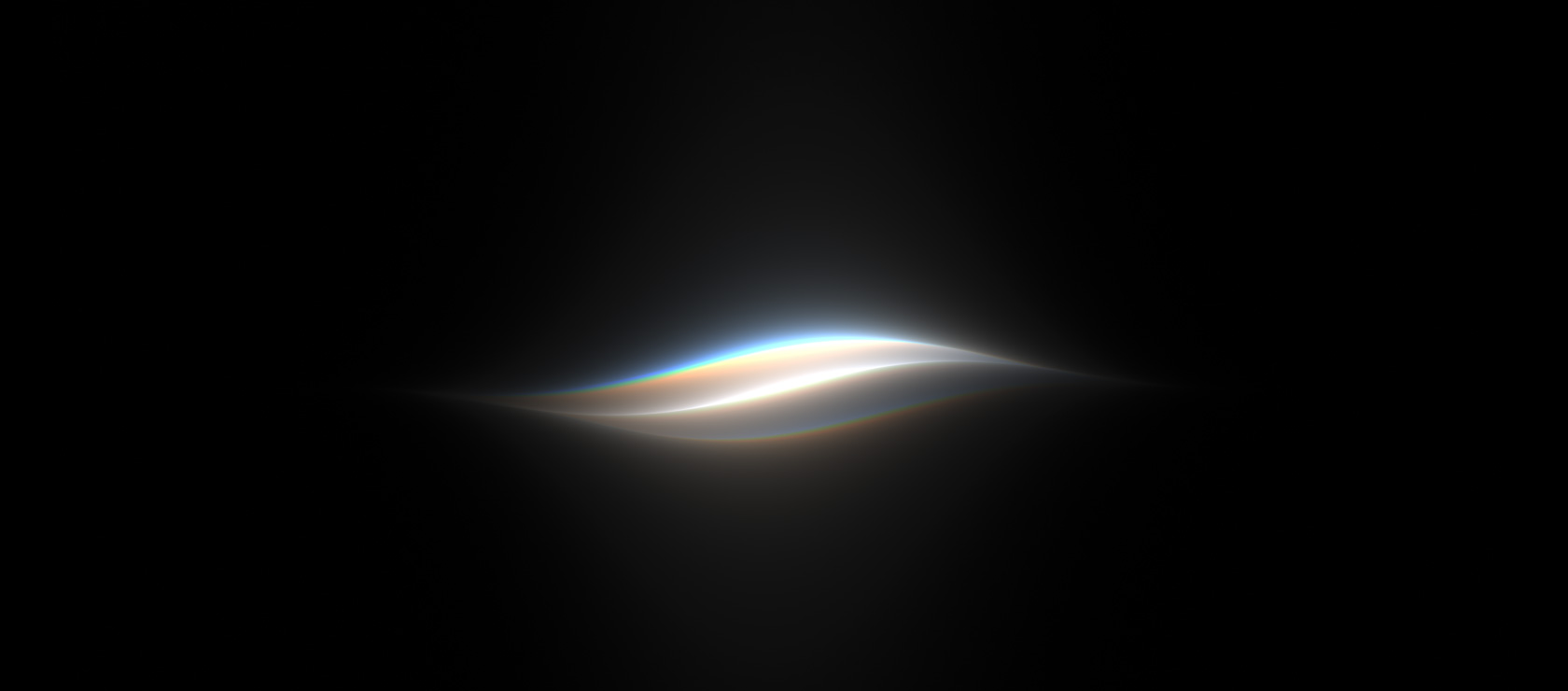 Une vague de couleurs symbolisant Siri AI