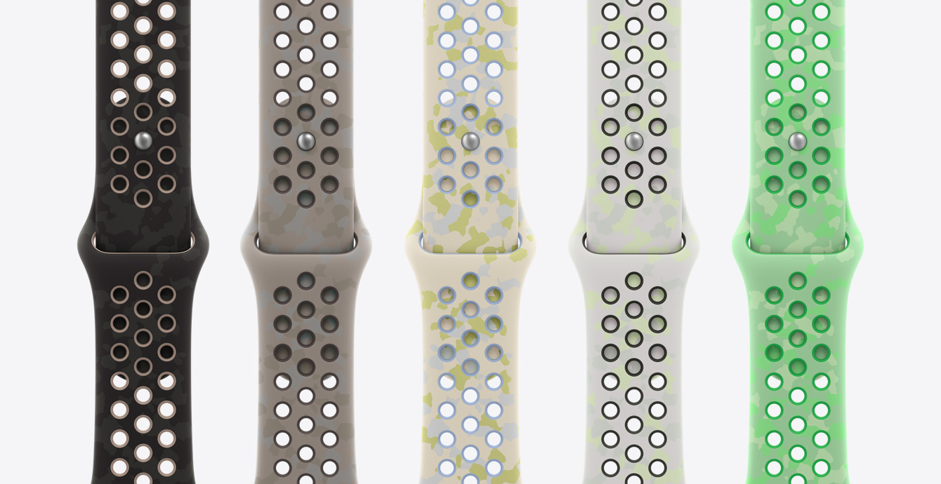 Nike Sport Bands in varying colors