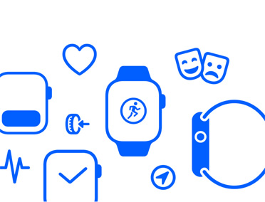 أيقونات Apple Watch: الحزمة الذكية، تطبيق صحتي، قرص التاج الرقمي، تطبيق التمرين، نمط السينما
