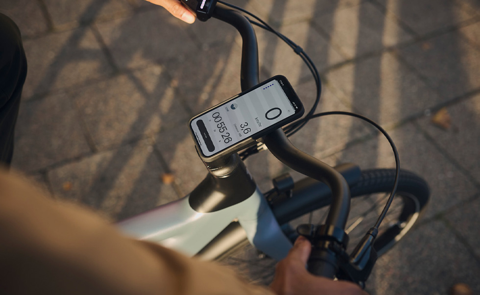 顧客はe-bikeの走行データをリアルタイムで確認することができます。