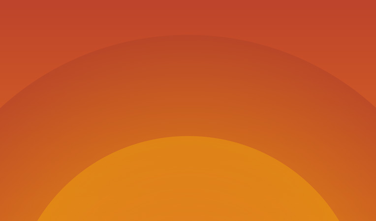 Ficha de salud visual en color naranja con degradado oscuro, icono blanco de un ojo