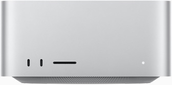Mac Studioの前面