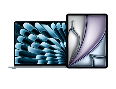 MacBook Pro und iPad nebeneinander