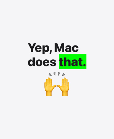 Jā, Mac to var