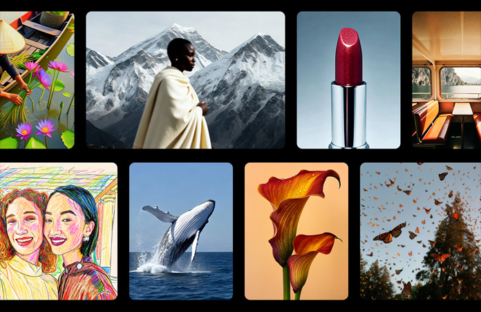 Gallery of images in a range of styles created with Image Playground.